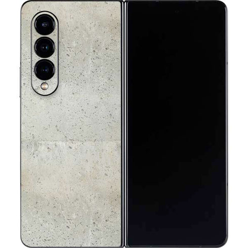 Natural White Concrete Galaxy Z Fold4 5G Skin