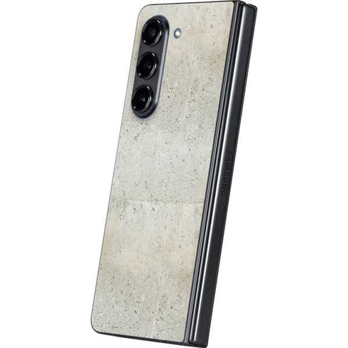 Natural White Concrete Galaxy Z Fold5 5G Skin
