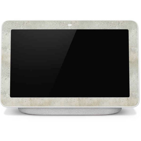 Natural White Concrete Google Home Hub Skin