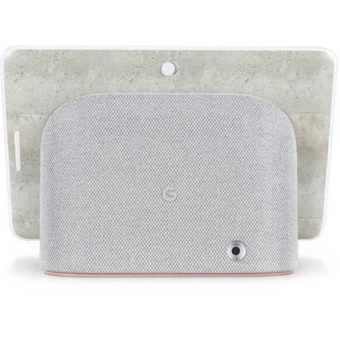 Natural White Concrete Google Home Hub Skin