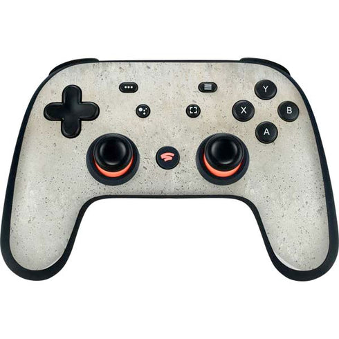 Natural White Concrete Google Stadia Controller Skin