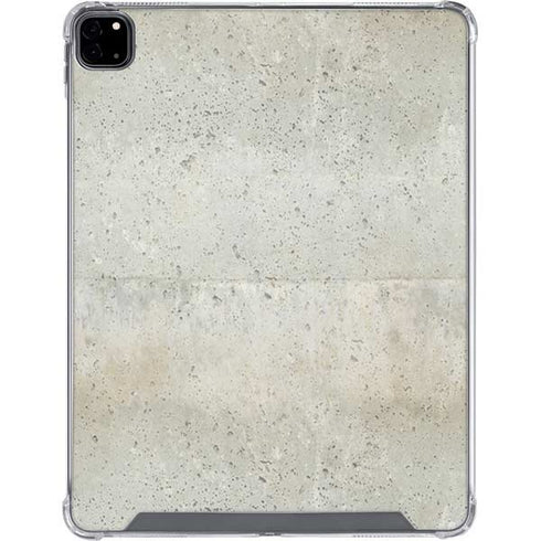 Natural White Concrete iPad Pro 12.9in (2020) Clear Case