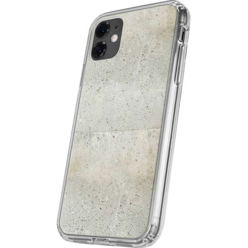 Natural White Concrete iPhone 11 Clear Case