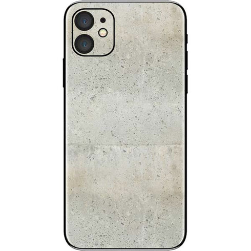 Natural White Concrete iPhone 11 Skin