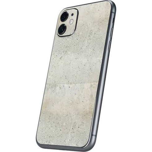 Natural White Concrete iPhone 11 Skin