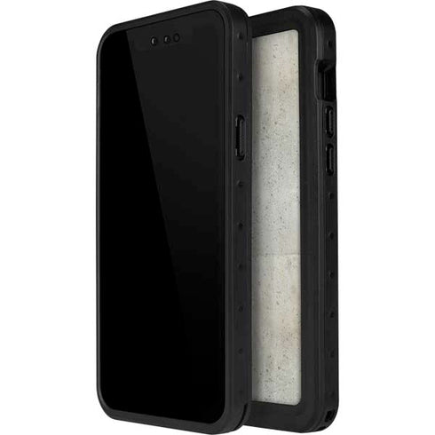 Natural White Concrete iPhone 12 Mini Waterproof Case