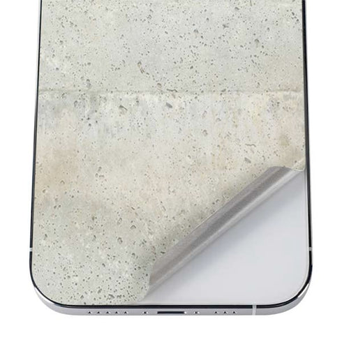 Natural White Concrete iPhone 12 Pro Max Skin
