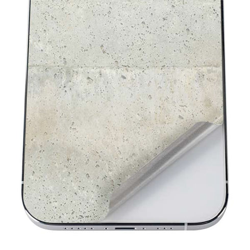 Natural White Concrete iPhone 12 Pro Skin