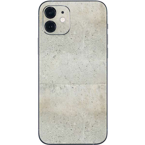 Natural White Concrete iPhone 12 Skin