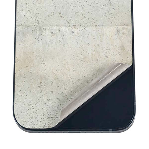 Natural White Concrete iPhone 12 Skin