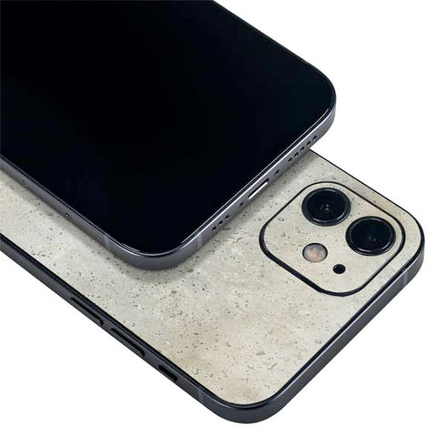 Natural White Concrete iPhone 12 Skin