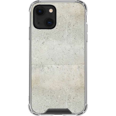 Natural White Concrete iPhone 13 Mini Clear Case