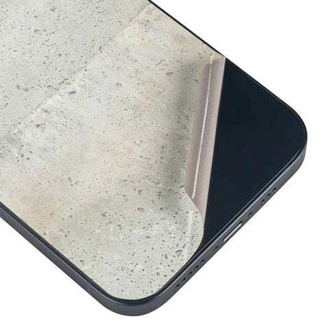 Natural White Concrete iPhone 13 Mini Skin