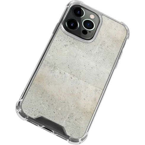 Natural White Concrete iPhone 13 Pro Clear Case