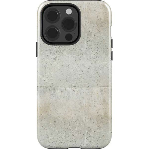 Natural White Concrete iPhone 15 Pro Impact Case