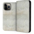 Natural White Concrete iPhone 14 Pro Max Folio Case
