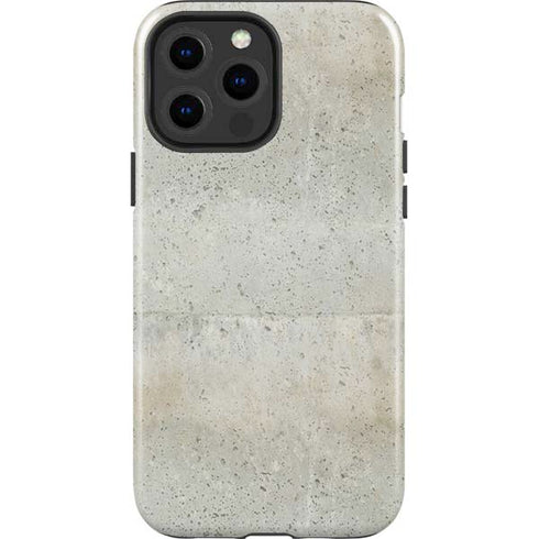 Natural White Concrete iPhone 15 Pro Max Impact Case