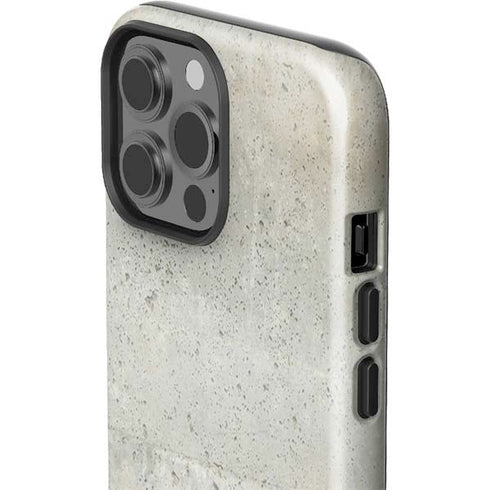 Natural White Concrete iPhone 15 Pro Max Impact Case