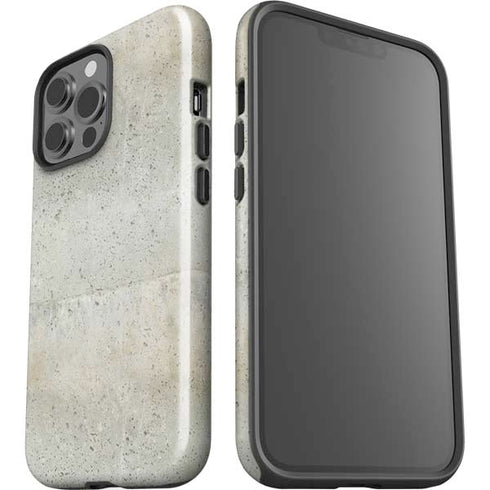 Natural White Concrete iPhone 15 Pro Max Impact Case