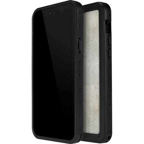 Natural White Concrete iPhone 14 Pro Max Waterproof Case
