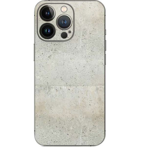 Natural White Concrete iPhone 15 Pro Skin