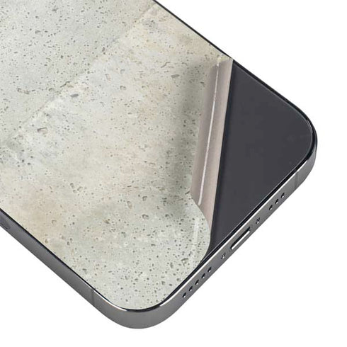 Natural White Concrete iPhone 14 Pro Skin