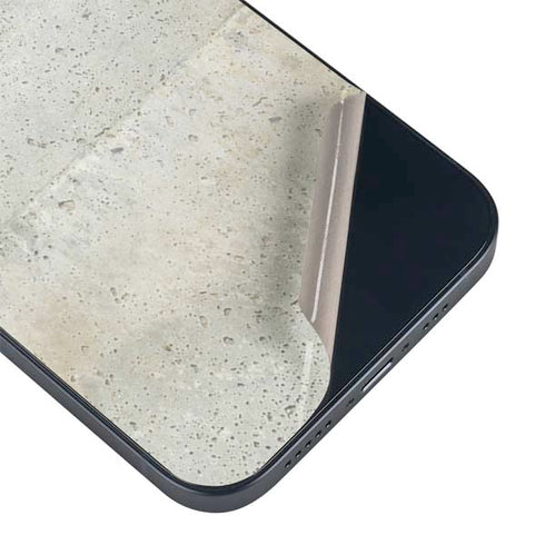 Natural White Concrete iPhone 14 Skin