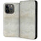 Natural White Concrete iPhone 15 Pro Folio Case