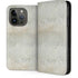 Natural White Concrete iPhone 15 Pro Folio Case
