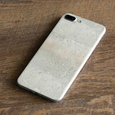Natural White Concrete iPhone 8 Plus Skin