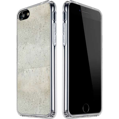 Natural White Concrete iPhone SE (2nd & 3rd Gen) Clear Case