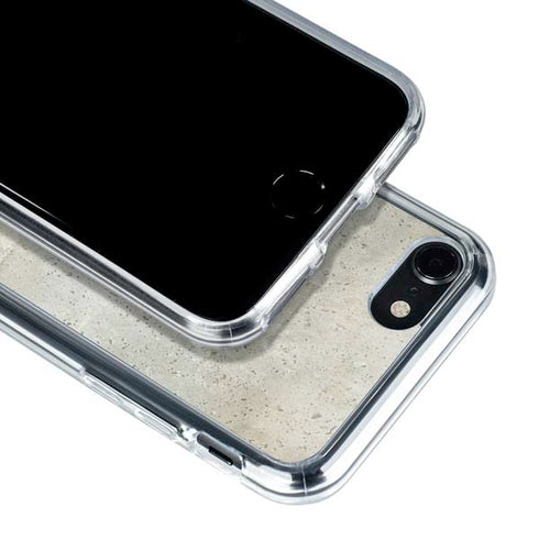 Natural White Concrete iPhone SE (2nd & 3rd Gen) Clear Case