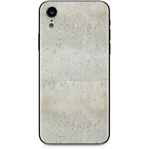 Natural White Concrete iPhone XR Skin