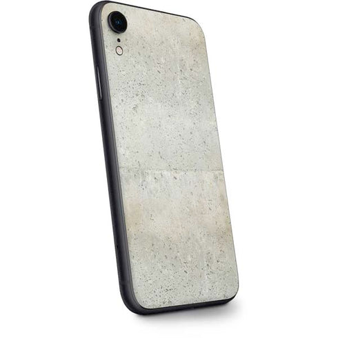 Natural White Concrete iPhone XR Skin