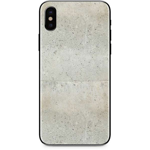 Natural White Concrete iPhone XS Max Skin