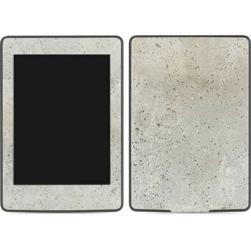 Natural White Concrete Amazon Kindle Skin