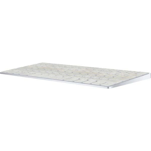 Natural White Concrete Magic Keyboard Skin