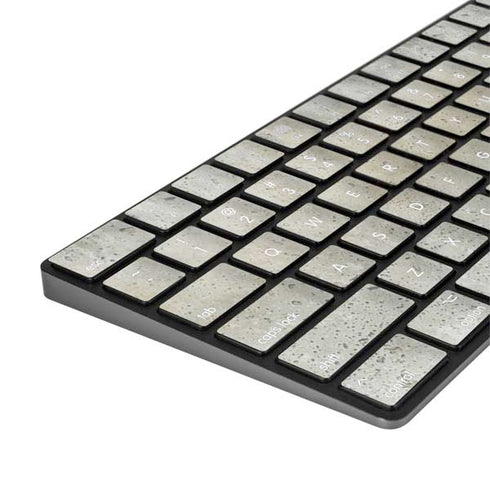 Natural White Concrete Magic Keyboard with Numeric Keypad Skin