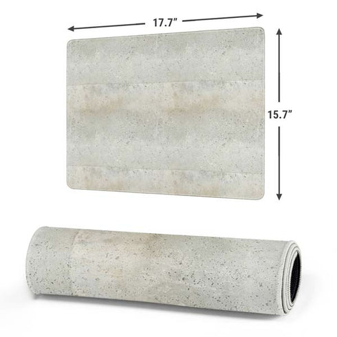 Natural White Concrete Gaming Mouse Pad
