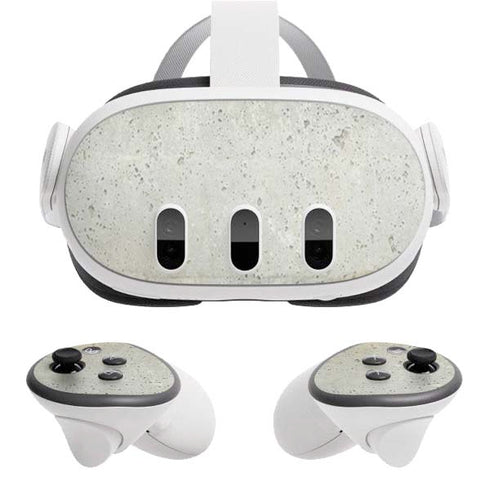 Natural White Concrete Meta Quest 3 Skin