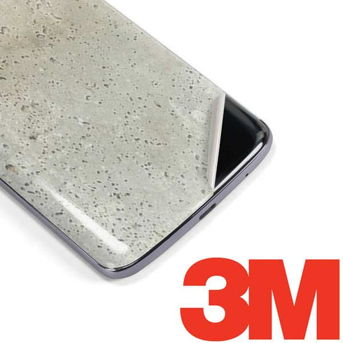 Natural White Concrete Moto E5 Plus Skin