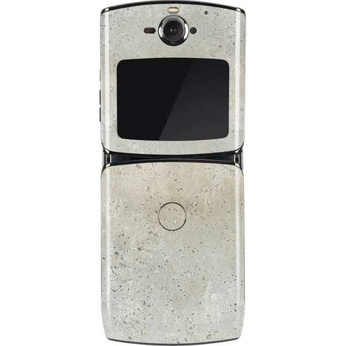 Natural White Concrete Motorola RAZR Skin