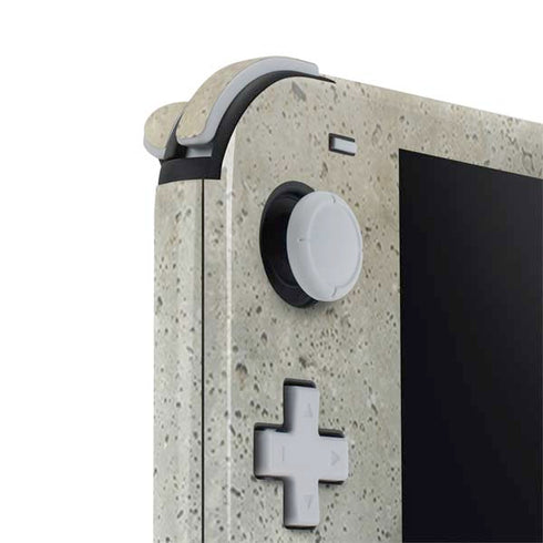 Natural White Concrete Nintendo Switch Lite Skin