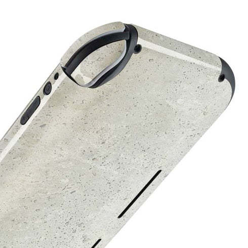 Natural White Concrete Nintendo Switch Lite Skin