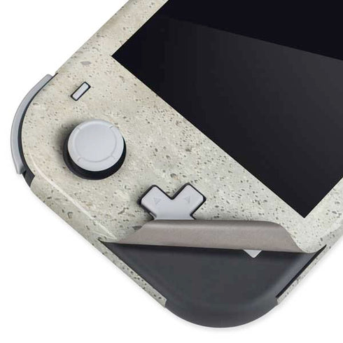 Natural White Concrete Nintendo Switch Lite Skin