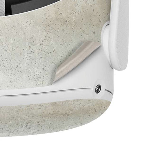 Natural White Concrete Oculus Quest 2 Skin
