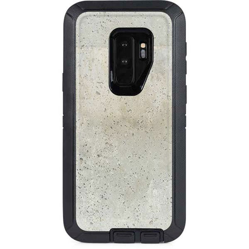 Natural White Concrete Otterbox Defender Galaxy Skin