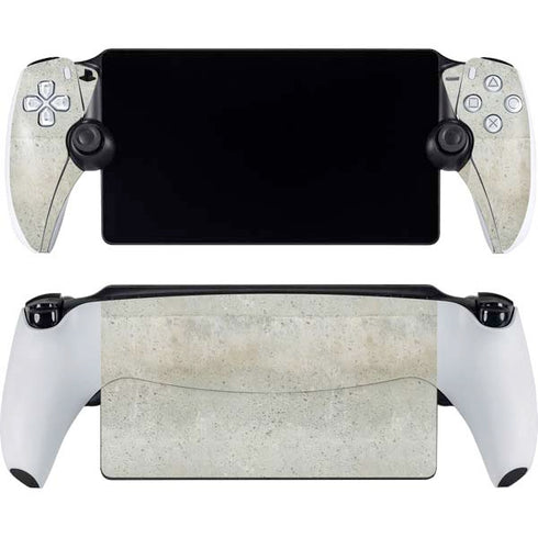 Natural White Concrete PlayStation Portal Remote Player Skin