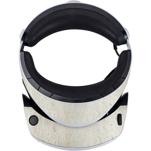 Natural White Concrete PlayStation VR2 Skin
