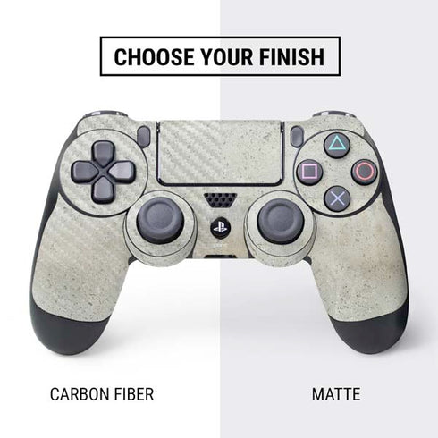 Natural White Concrete PS4 Controller Skin